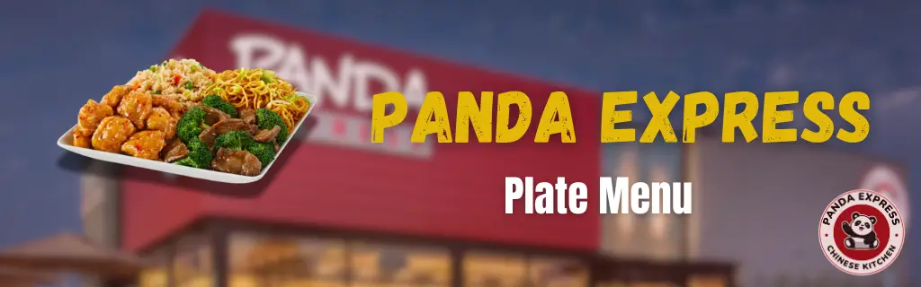 Panda Express Plate Menu 