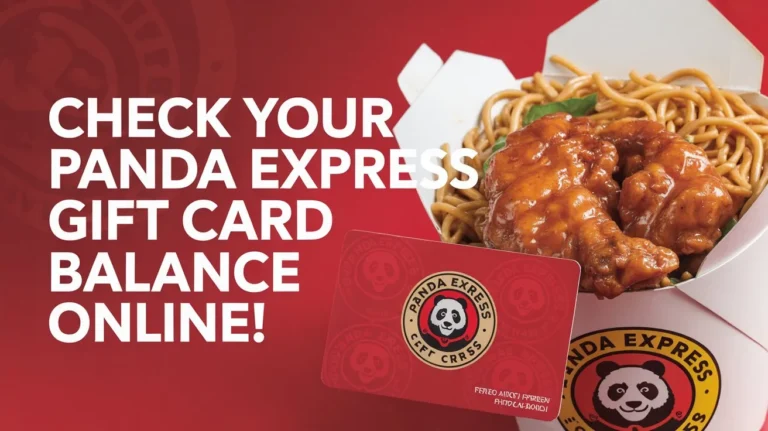 Panda Express Gift Card Balance
